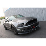 11-14 Ford Mustang Shelby GT500 (5.4, 5.8) Spoilerschwert Satz - Carbon - mit originaler Frontlippe Vorne unten