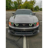 13-14 Ford Mustang GT (5.0) Spoilerschwert Satz - Carbon - mit ROUSH Front Vorne unten