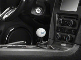 11-14 Ford Mustang (5.0) Schaltknauf Schaltgetriebe - RTR - Weiß - Blaue Gravur