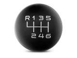 11-14 Ford Mustang (5.0) Schaltknauf Schaltgetriebe - RTR - Schwarz - Weiße Gravur