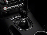 11-14 Ford Mustang (5.0) Schaltknauf Schaltgetriebe - RTR - Schwarz - Weiße Gravur