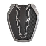 2024 Ford Mustang Emblem Kotflügel - Dark Horse - Ford OEM - Schwarz mit grauem Rand