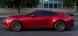 2024 Ford Mustang (5.0) Emblem Kotflügel - 5.0 - Schwarz mit Bronze Rand - Schwarzer Punkt