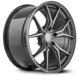 05-23 Ford Mustang Felgensatz - Barracuda Inferno - Higloss Gunmetal Polished - VA 8,5x20" - HA 10x20" Vorne und hinten