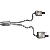 15-17 Ford Mustang EcoBoost (2.3) Abgasanlage - Ford Racing - Schwarze Blenden - mit TÜV