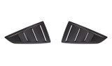 24-26 Ford Mustang (Coupe) Aufsatz für Scheibe - Lackiert - Geschlitzt - Glänzend Shadow Black (G1)