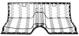 67-70 Ford Mustang (Fastback) Rahmengestell Sitz Sitz unten