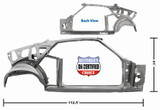 69-70 Ford Mustang (Fastback/Hardtop) Seitliche Rahmeneinheit Rechts