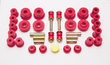 67-73 Ford Mustang Lagersatz Fahrwerk - Polyurethan rot