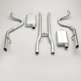 64-66 Ford Mustang (Convertible/Fastback/Hardtop - 260, 289) Abgasanlage - Flowmaster American Thunder - Stahl