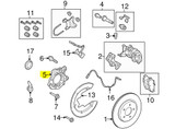 05-14 Ford Mustang Bremssattelhalter Hinten links