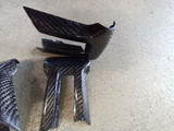 10-14 Ford Mustang Zierteil Lenkrad - Carbon - LG112 - Verkratzt