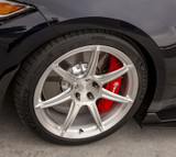 20-22 Ford Mustang Shelby GT500 Felgensatz - Shelby GT500 Signature Wheel - Schmiedefelgen - 11x20 & 11,5x20 - Silber Gebürstet