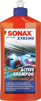SONAX XTREME - Ceramic ActiveShampoo (500 ml) Pflegeshampoo mit Versiegelungseffekt