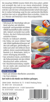 SONAX XTREME - Ceramic Polish All-in-One (500 ml) Lackpolitur