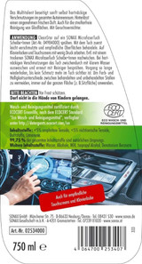 SONAX CleanStar Ecocert (750 ml) Reiniger für alle Oberflächen im Innenraum