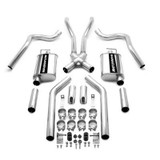 67-70 Ford Mustang Abgasanlage - Magnaflow Street Series - Edelstahl - 2,5 Zoll