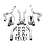 67-70 Ford Mustang Abgasanlage - Magnaflow Street Series - Edelstahl - 3 Zoll