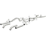 67-70 Ford Mustang Abgasanlage - Magnaflow Street Series - Edelstahl - 3 Zoll