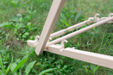 Liegestuhl ohne Armlehne aus Holz - Weiß - Velocity/Mustang Design