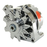 65-86 Ford Mustang Lichtmaschine - Powermaster - 60 A - Chrom - Keilriemen - Extern geregelt