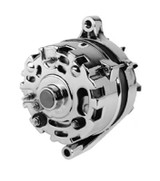 65-86 Ford Mustang Lichtmaschine - Powermaster - 60 A - Chrom - Keilriemen - Extern geregelt