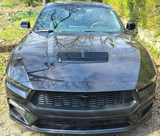24-26 Ford Mustang Lufteinlass Motorhaube - GT Style - Schwarz Glanz