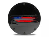 24-26 Ford Mustang Tankdeckel - Schwarz Satin- American Flag