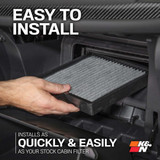 2024 Ford Mustang Innenraumfilter - K&N Klimaanlage