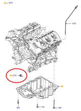 11-23 Ford Mustang (2.3, 3.7, 5.0) Ölablassschraube - Ford OEM - inkl. Dichtung