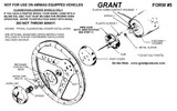1964 Ford Mustang Adapter Lenkrad - Grant Standard - Für Grant Classic Lenkräder