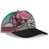 Baseball Cap - Ford Mustang Miami Vibes - Black Bill