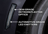 24-26 Ford Mustang Seitenmarkierungsleuchte - LED - Rot/Orange