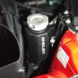 20-22 Ford Mustang Shelby GT500 Ausgleichsbehälter für Ladeluft Kühlkreislauf - SHELBY - Aluminium - Schwarz