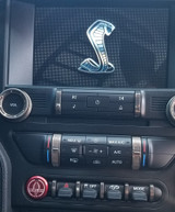 15-17 Ford Mustang (2.3, 5.0, 5.2) Startknopf Motor - Abdeckung - Rot - "Go Like Hell"