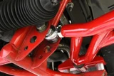 10-14 Ford Mustang Fahrwerkslenker - Verstellbar - Rot Vorne