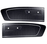 1965 Ford Mustang Set Türverkleidung - Standard - Schwarz - Links und Rechts