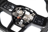 24-26 Ford Mustang Lenkrad - OEM Dark Horse - Leder mit blauen Nähten - inkl. Schalter