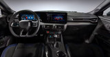 24-26 Ford Mustang Lenkrad - OEM Dark Horse - Leder mit blauen Nähten - inkl. Schalter