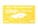 71-72 Ford Mustang Technisches Handbuch - Karosserie
