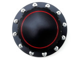 64-73 Ford Mustang Tankdeckel - Eloxiert - ohne Logo - Schwarz