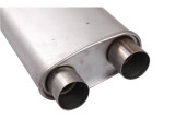 67-69 Ford Mustang Schalldämpfer - Querliegend - 2 1/4 "