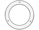 Dichtung für Frischluftklappe - links