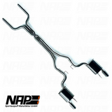 15-17 Ford Mustang GT (Convertible/Coupe - 5.0) Schalldämpfer-Set - NAP - Schwarz