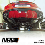 15-17 Ford Mustang GT (Convertible/Coupe - 5.0) NAP - Klappenauspuff - Edelstahl poliert
