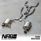 15-17 Ford Mustang GT (Convertible/Coupe - 5.0) NAP - Klappenauspuff - Carbon