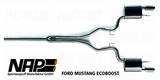 15-16 Ford Mustang (Convertible/Coupe - 2.3) NAP - Klappenauspuff - Carbon