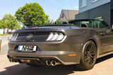 18-23 Ford Mustang GT (Convertible/Coupe - 5.0) NAP - Klappenauspuff 4-Rohr- Schwarz