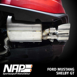 20-22 Ford Mustang Shelby GT500 (Coupe - 5.2) NAP - Klappenauspuff 4-Rohr - Edelstahl poliert