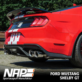 20-22 Ford Mustang Shelby GT500 (Coupe - 5.2) NAP - Klappenauspuff 4-Rohr - Edelstahl poliert